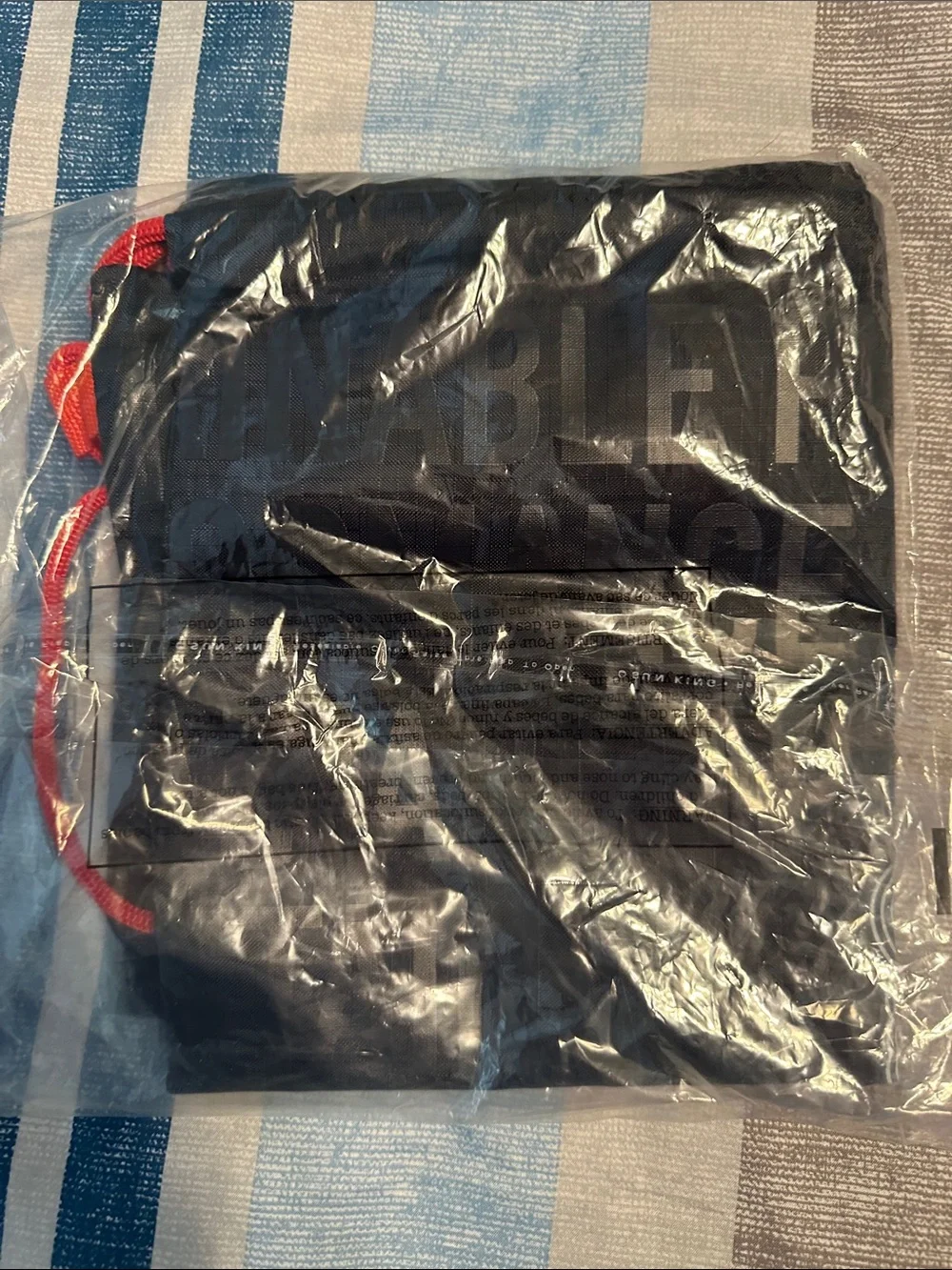 Prada x North Sails 36th America's Cup Black Drawstring Bag